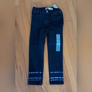Ballerina Blue Jeans with Classic Slim Fit and Tie-Dye Detail